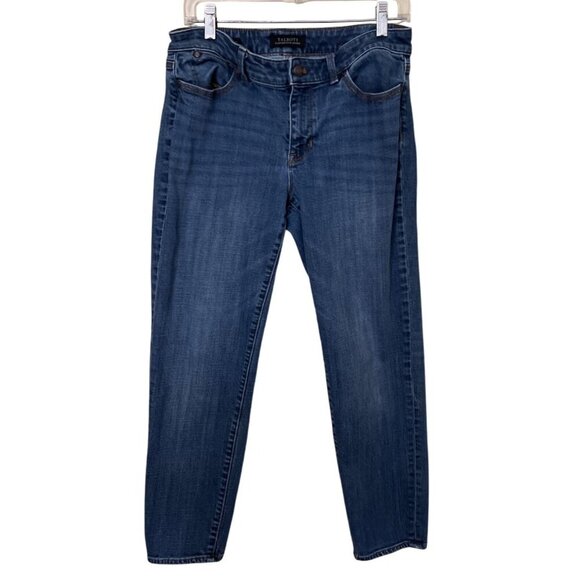 Talbots Flawless Five-Pocket Boyfriend Jeans Womens 8 Medium Wash Denim - Picture 1 of 13